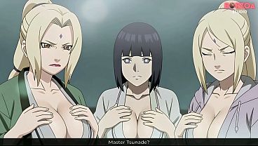 Naruto Fucks and Creampie Sakura with Sasuke while Tsunade, Ino and Hinata watches (Naruto Boruto Era Uncensored Hentai)