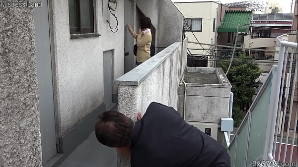 Japanese femdom sherry in uniform trains a man