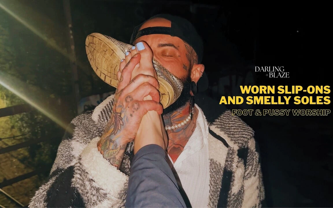 Worn Slip-ons and Smelly Soles – Foot and Pussy Worship